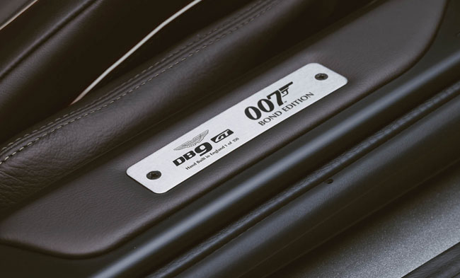 DB9 GT Bond Edition Sill Plaque
